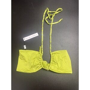 Monica‎ Hansen Beachwear NWT Bikini Top with Crystal Green Size Small